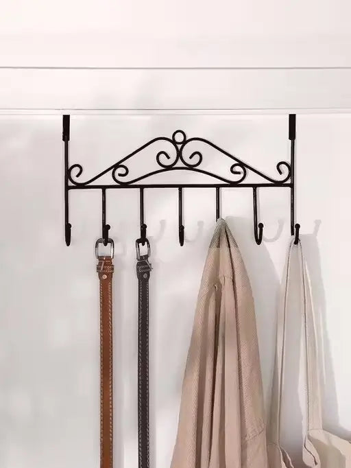 Wall Hanging Hook Over Door – 7 Hooks