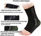 serveuttam Ankle Support Nylon Brace Adjustable Sleeves - Running Compression Foot Brace For Men Women|Ankle Binder Pain Relief For Ankle Sprained (Blue, L)