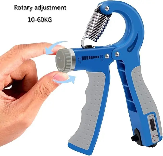 Serveuttam Hand Gripper Forearm Exercise Equipment - Hand Gripper 60 kg with Counter | Adjustable Handgripper Forearm Grip for Men Gym | veins exercise tool hand presser gym