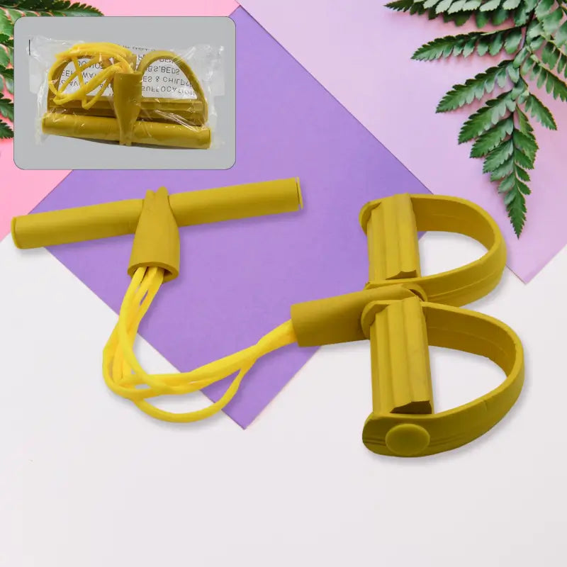 Pull Rope Exerciser Body Trimmer - Full Body Foot Pedal Exerciser, Waist Shaper & Fat Burner