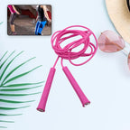 3m Adjustable Plastic Skipping Rope High-Speed Jump Rope for Fitness