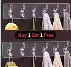 Super Strong 6-in-1 Adhesive Wall Hooks  (Pack of 2)