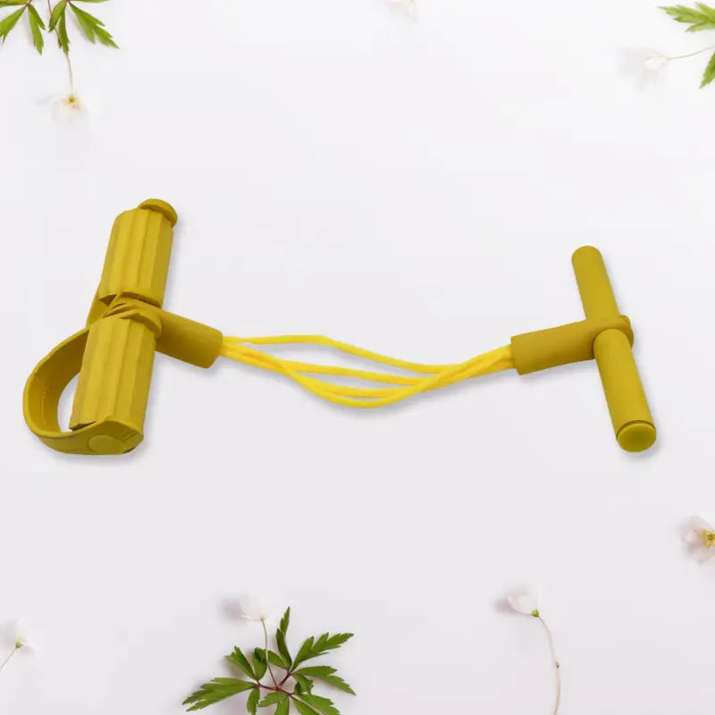 Pull Rope Exerciser Body Trimmer - Full Body Foot Pedal Exerciser, Waist Shaper & Fat Burner