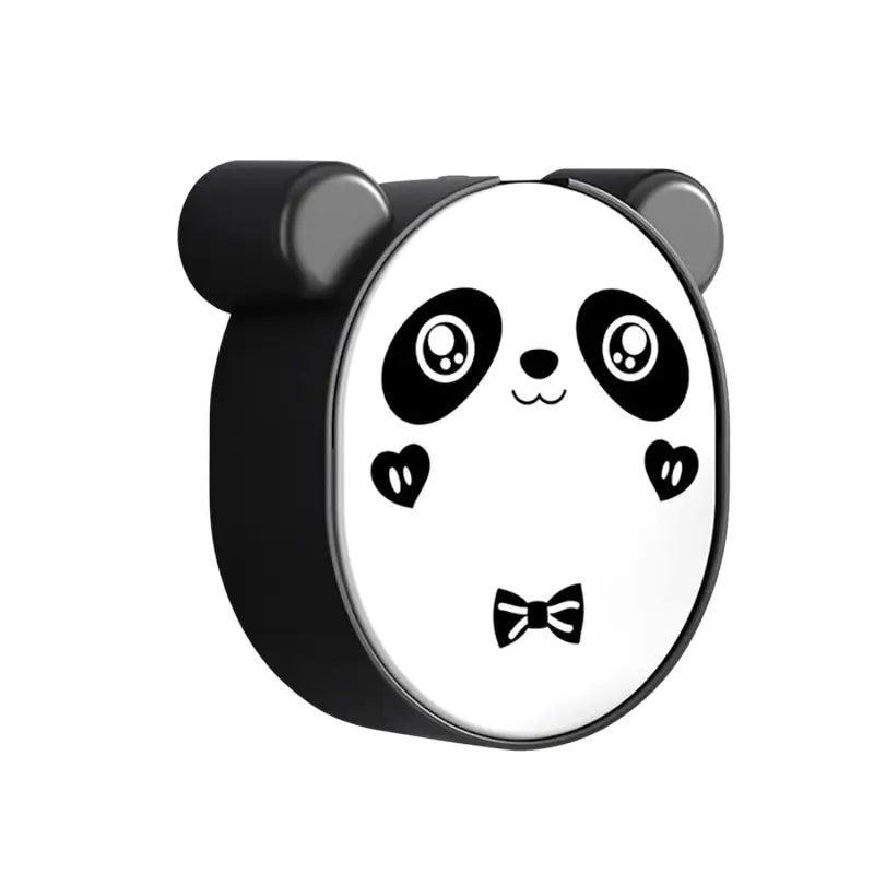 Plastic cute panda soap box wall mounted flip-top drain soap case | no drilling, waterproof - Durable Plastic