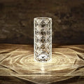 Rechargeable Crystal Diamond Table Lamp with Touch Control & Remote | USB LED Night Lamp for Bedroom, Living Room & Home Décor