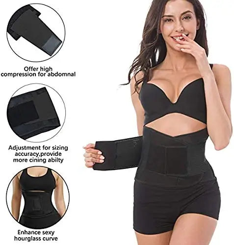Serveuttam Waist Belt for Women - Body Shaper for Women Slimming Belt | Tummy Tucker Waist Trainer Shapewear Belt | Stomach Belt for Men | Waist Trimmer Trainer Belt for Weight Loss