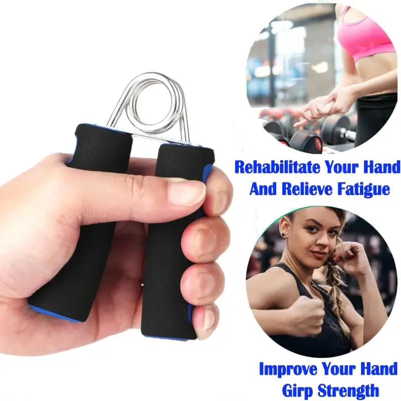 Foam Grip Hand Exerciser Steel Spring Strengthener