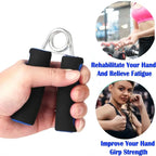 Foam Grip Hand Exerciser Steel Spring Strengthener