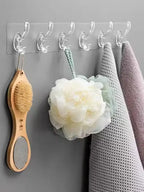 Super Strong 6-in-1 Adhesive Wall Hooks  (Pack of 2)
